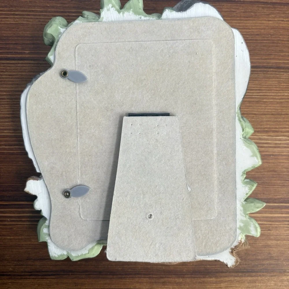 E&S Imports African Grey Parrots 3D Resin Picture Frame Tropical Photo Frame